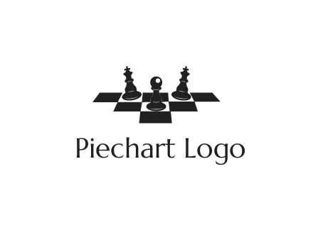 chess board with chess pieces