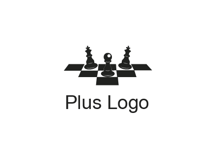 chess board with chess pieces