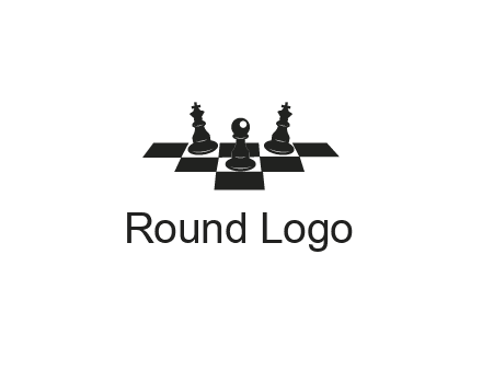 chess board with chess pieces