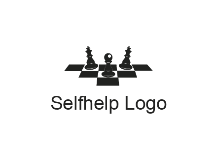 chess board with chess pieces