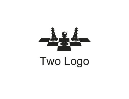 chess board with chess pieces