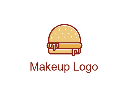 burger with sauce dripping