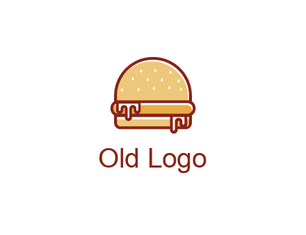 burger with sauce dripping