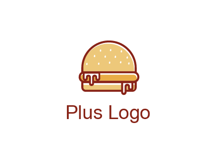 burger with sauce dripping