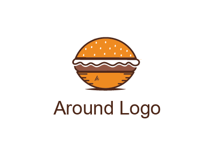 oval hamburger