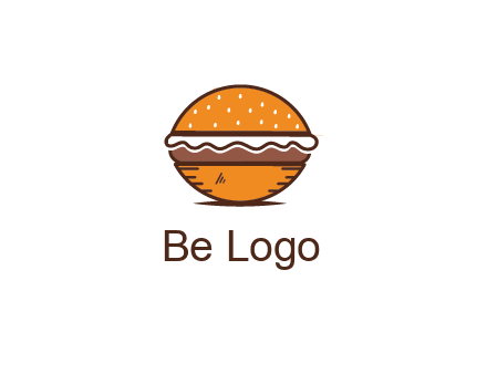 oval hamburger