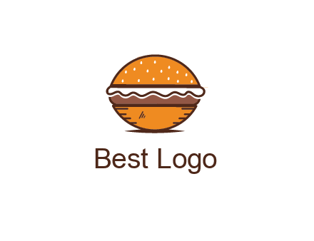 oval hamburger