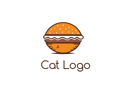 oval hamburger