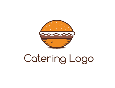 oval hamburger