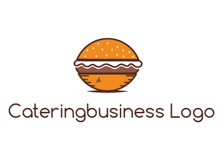 oval hamburger