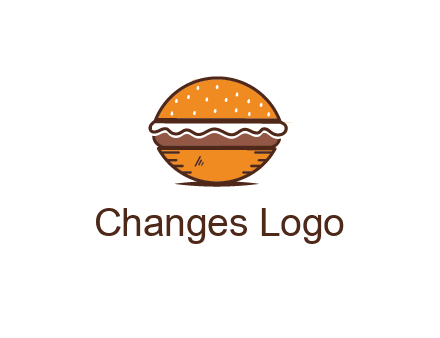 oval hamburger