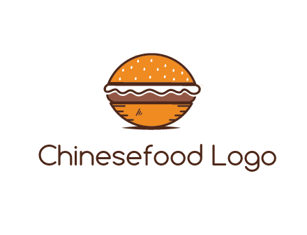 oval hamburger