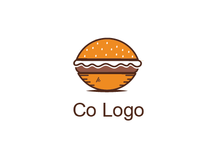 oval hamburger
