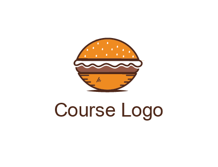 oval hamburger
