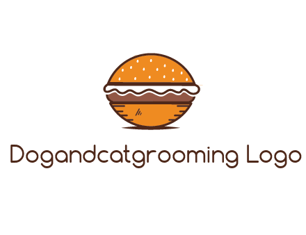 oval hamburger