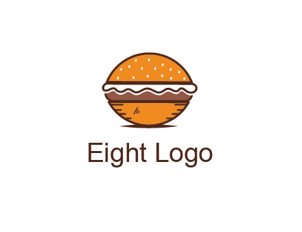 oval hamburger