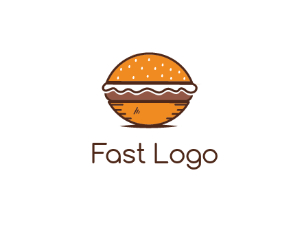 oval hamburger