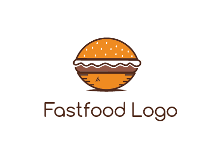 oval hamburger