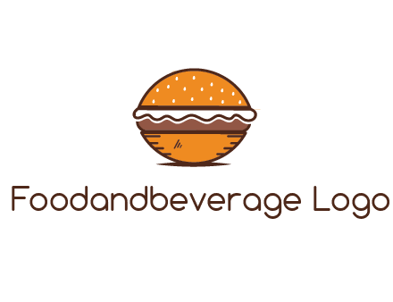 oval hamburger