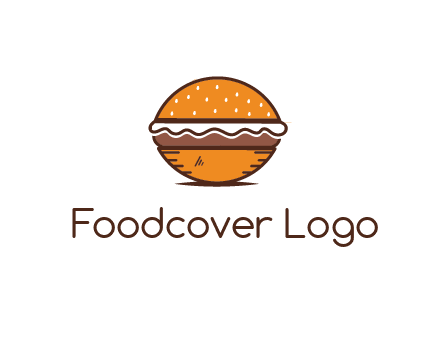 oval hamburger