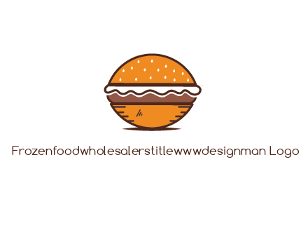 oval hamburger