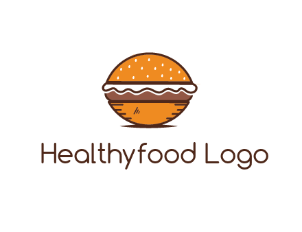oval hamburger