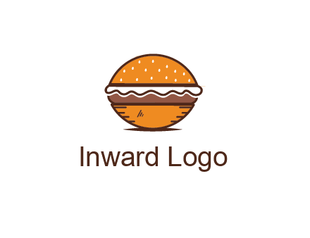 oval hamburger