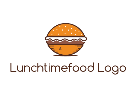 oval hamburger