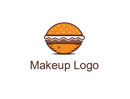 oval hamburger
