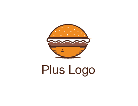 oval hamburger