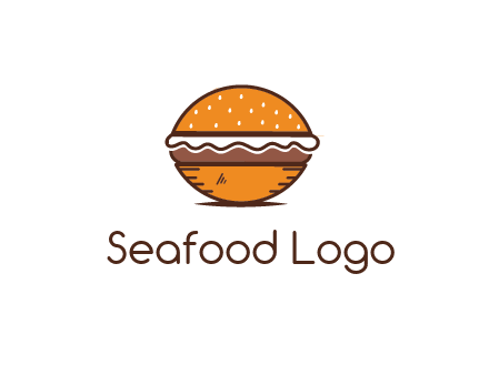 oval hamburger