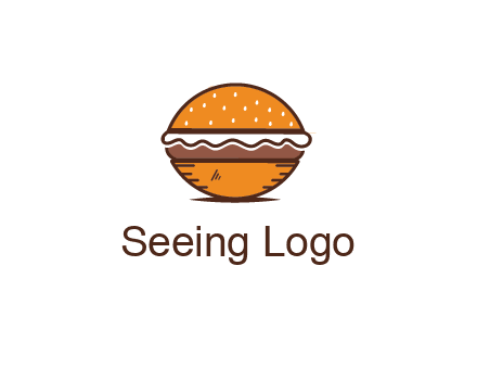 oval hamburger