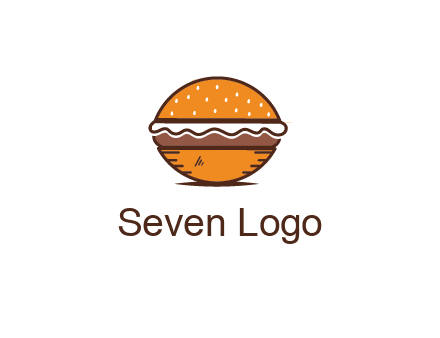 oval hamburger