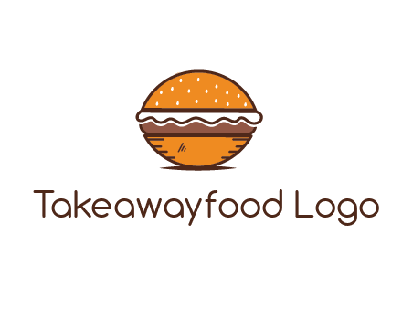 oval hamburger