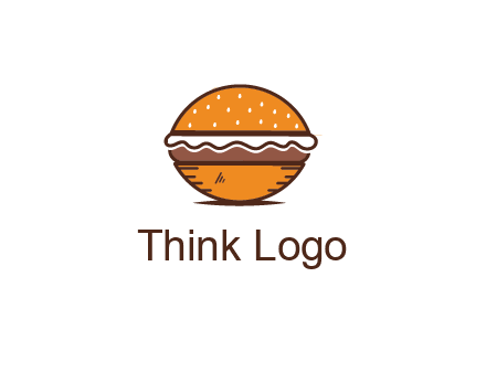 oval hamburger