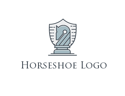 shield behind horse knight