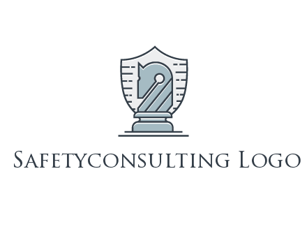 shield behind horse knight