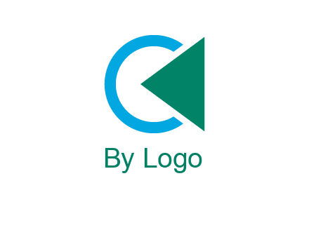 letter c with backward button