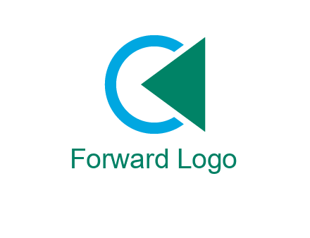 letter c with backward button