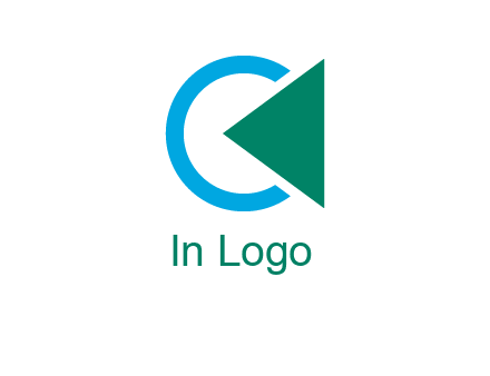letter c with backward button