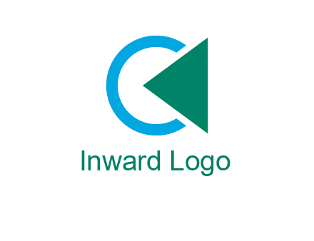 letter c with backward button