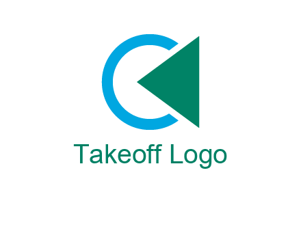 letter c with backward button