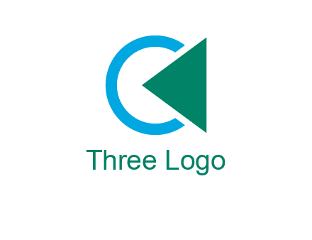 letter c with backward button