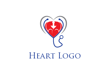 heart and stethoscope dating logo
