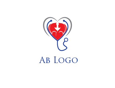 heart and stethoscope dating logo
