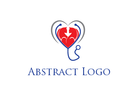 heart and stethoscope dating logo