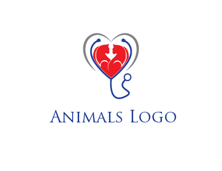 heart and stethoscope dating logo