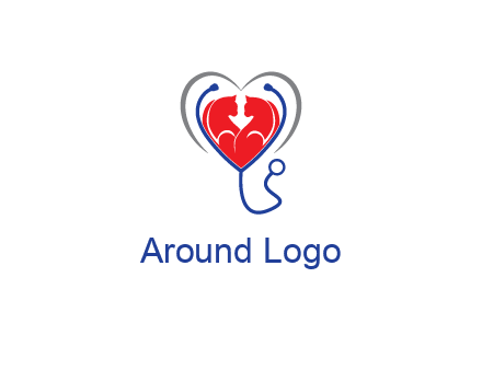 heart and stethoscope dating logo