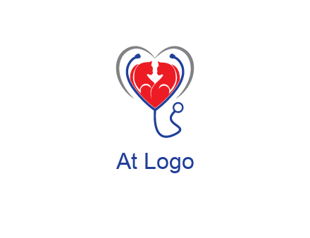heart and stethoscope dating logo