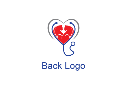 heart and stethoscope dating logo